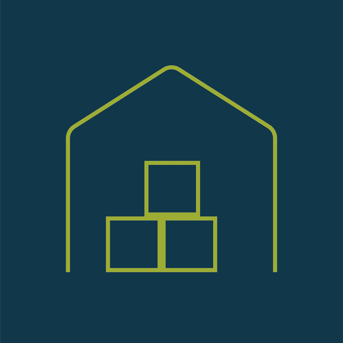 Icon do pavilhão para arrumar